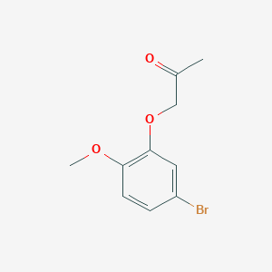 2-Propanone, 1-(5-bromo-2-methoxyphenoxy)- 2-Propanone, 1-(5-bromo-2-methoxyphenoxy)-