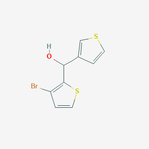 (3-bromothiophen-2-yl)(thiophen-3-yl)methanol (3-bromothiophen-2-yl)(thiophen-3-yl)methanol
