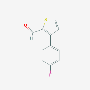 3-(4-fluorophenyl)thiophen-2-carbaldehyde 3-(4-fluorophenyl)thiophen-2-carbaldehyde