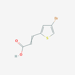 (E)-3-(4-bromothiophen-2-yl)acrylic acid (E)-3-(4-bromothiophen-2-yl)acrylic acid