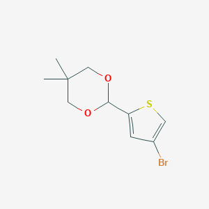 1,3-Dioxane, 2-(4-bromo-2-thienyl)-5,5-dimethyl- 1,3-Dioxane, 2-(4-bromo-2-thienyl)-5,5-dimethyl-