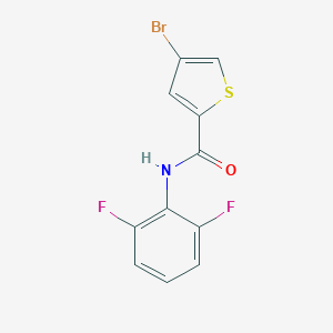 2-Thiophenecarboxamide, 4-bromo-N-(2,6-difluorophenyl)- 2-Thiophenecarboxamide, 4-bromo-N-(2,6-difluorophenyl)-