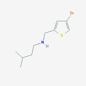  N-[(4-bromothiophen-2-yl)methyl]-3-methylbutan-1-amine