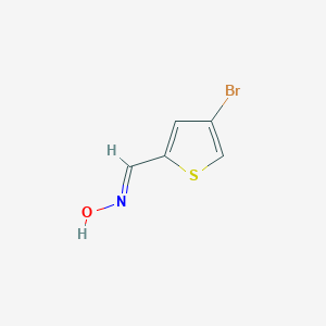 4-bromothiophene-2-carbaldehyde oxime 4-bromothiophene-2-carbaldehyde oxime