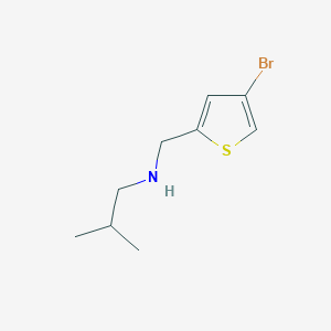 N-[(4-bromothiophen-2-yl)methyl]-2-methylpropan-1-amine 