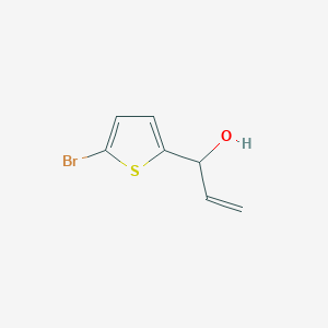 1-(5-bromothiophen-2-yl)prop-2-en-1-ol 1-(5-bromothiophen-2-yl)prop-2-en-1-ol