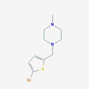 Piperazine, 1-[(5-bromo-2-thienyl)methyl]-4-methyl- 