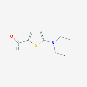 2-Thiophenecarboxaldehyde, 5-(diethylamino)- 2-Thiophenecarboxaldehyde, 5-(diethylamino)-