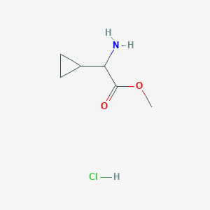 (R)-Amino-cyclopropyl-acetic acid methyl ester hydrochloride (R)-Amino-cyclopropyl-acetic acid methyl ester hydrochloride