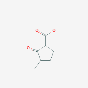 Cyclopentanecarboxylic acid, 3-methyl-2-oxo-, methyl ester Cyclopentanecarboxylic acid, 3-methyl-2-oxo-, methyl ester
