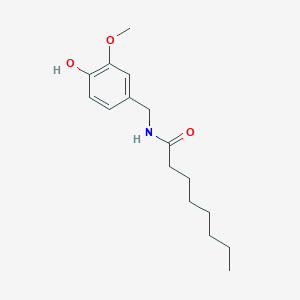 Octanamide, N-[(4-hydroxy-3-methoxyphenyl)methyl]-