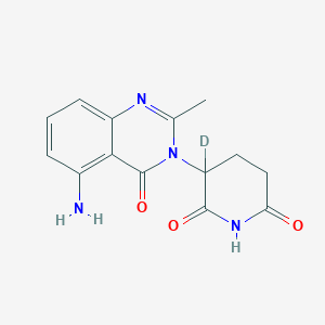 2,6-Piperidinedione-3-d, 3-(5-amino-2-methyl-4-oxo-3(4H)-quinazolinyl)- 2,6-Piperidinedione-3-d, 3-(5-amino-2-methyl-4-oxo-3(4H)-quinazolinyl)-