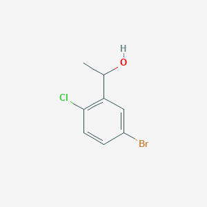Benzenemethanol, 5-bromo-2-chloro-alpha-methyl- Benzenemethanol, 5-bromo-2-chloro-alpha-methyl-
