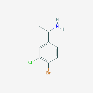 1-(4-bromo-3-chlorophenyl)ethylamine 1-(4-bromo-3-chlorophenyl)ethylamine