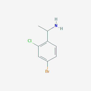 1-(4-bromo-2-chlorophenyl)ethylamine 1-(4-bromo-2-chlorophenyl)ethylamine