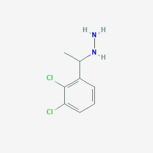 [1-(2,3-dichlorophenyl)ethyl]hydrazine 