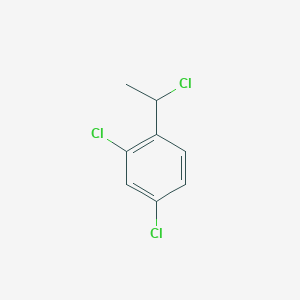 Benzene, 2,4-dichloro-1-(1-chloroethyl)- Benzene, 2,4-dichloro-1-(1-chloroethyl)-