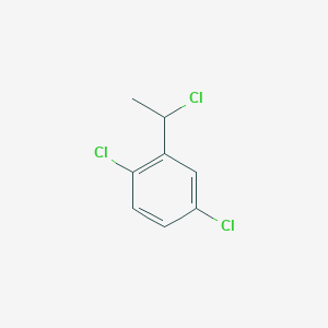 Benzene, 1,4-dichloro-2-(1-chloroethyl)- Benzene, 1,4-dichloro-2-(1-chloroethyl)-