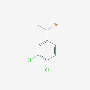 4-(1-bromoethyl)-1,2-dichlorobenzene 4-(1-bromoethyl)-1,2-dichlorobenzene