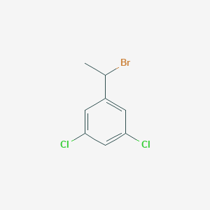 Benzene, 1-(1-bromoethyl)-3,5-dichloro- Benzene, 1-(1-bromoethyl)-3,5-dichloro-