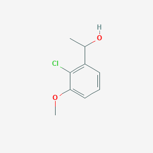 Benzenemethanol, 2-chloro-3-methoxy-alpha-methyl- Benzenemethanol, 2-chloro-3-methoxy-alpha-methyl-