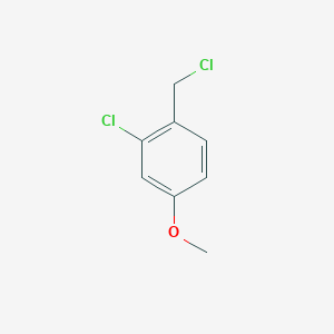 Benzene, 2-chloro-1-(chloromethyl)-4-methoxy- Benzene, 2-chloro-1-(chloromethyl)-4-methoxy-