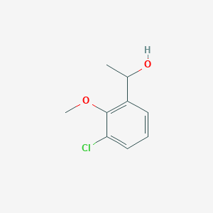 Benzenemethanol, 3-chloro-2-methoxy-alpha-methyl- Benzenemethanol, 3-chloro-2-methoxy-alpha-methyl-