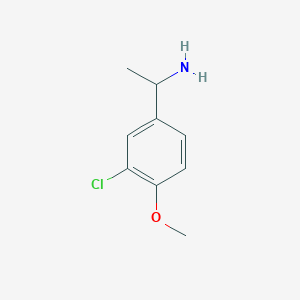 Benzenemethanamine, 3-chloro-4-methoxy-alpha-methyl- Benzenemethanamine, 3-chloro-4-methoxy-alpha-methyl-