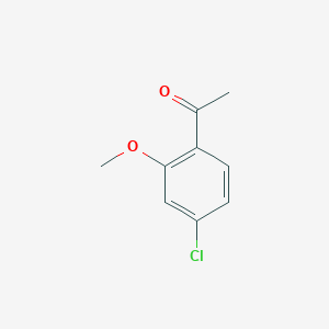 Ethanone, 1-(4-chloro-2-methoxyphenyl)- Ethanone, 1-(4-chloro-2-methoxyphenyl)-