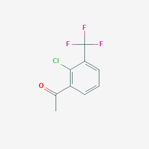 Ethanone, 1-[2-chloro-3-(trifluoromethyl)phenyl]- 