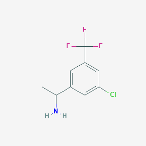 1-[5-chloro-3-(trifluoromethyl)phenyl]ethylamine 