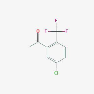 1-[5-chloro-2-(trifluoromethyl)phenyl]ethan-1-one 