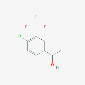 1-[4-Chloro-3-(trifluoromethyl)phenyl]ethan-1-ol 