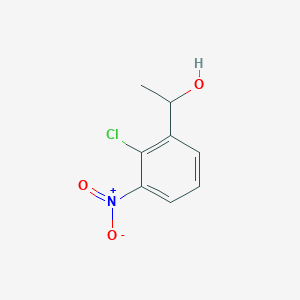 Benzenemethanol, 2-chloro-alpha-methyl-3-nitro- Benzenemethanol, 2-chloro-alpha-methyl-3-nitro-