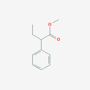Benzeneacetic acid, alpha-ethyl-, methyl ester Benzeneacetic acid, alpha-ethyl-, methyl ester