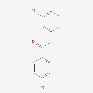 Ethanone, 2-(3-chlorophenyl)-1-(4-chlorophenyl)- Ethanone, 2-(3-chlorophenyl)-1-(4-chlorophenyl)-