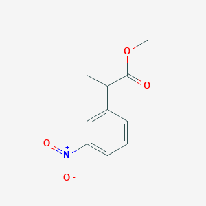 Benzeneacetic acid, alpha-methyl-3-nitro-, methyl ester Benzeneacetic acid, alpha-methyl-3-nitro-, methyl ester
