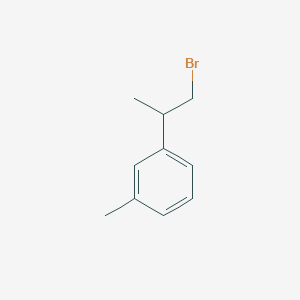 1-(1-bromopropan-2-yl)-3-methylbenzene 