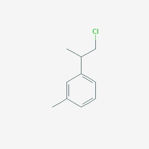 Benzene, 1-(2-chloro-1-methylethyl)-3-methyl- Benzene, 1-(2-chloro-1-methylethyl)-3-methyl-