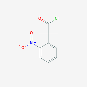 2-Methyl-2-(2-nitrophenyl)propanoyl chloride 2-Methyl-2-(2-nitrophenyl)propanoyl chloride