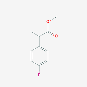 Benzeneacetic acid, 4-fluoro-alpha-methyl-, methyl ester Benzeneacetic acid, 4-fluoro-alpha-methyl-, methyl ester