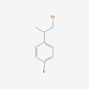 Benzene, 1-(2-bromo-1-methylethyl)-4-fluoro- Benzene, 1-(2-bromo-1-methylethyl)-4-fluoro-