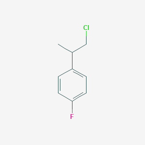 Benzene, 1-(2-chloro-1-methylethyl)-4-fluoro- Benzene, 1-(2-chloro-1-methylethyl)-4-fluoro-
