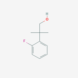 2-(2-fluorophenyl)-2-methylpropan-1-ol 2-(2-fluorophenyl)-2-methylpropan-1-ol