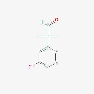 Benzeneacetaldehyde, 3-fluoro-alpha,alpha-dimethyl- Benzeneacetaldehyde, 3-fluoro-alpha,alpha-dimethyl-