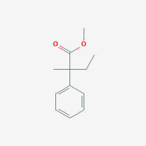 Benzeneacetic acid, alpha-ethyl-alpha-methyl-, methyl ester Benzeneacetic acid, alpha-ethyl-alpha-methyl-, methyl ester