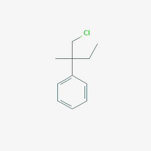 (1-chloro-2-methylbutan-2-yl)benzene (1-chloro-2-methylbutan-2-yl)benzene