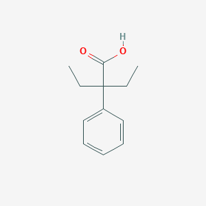Benzeneacetic acid, alpha,alpha-diethyl- Benzeneacetic acid, alpha,alpha-diethyl-