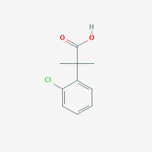 Benzeneacetic acid, 2-chloro-alpha,alpha-dimethyl- Benzeneacetic acid, 2-chloro-alpha,alpha-dimethyl-