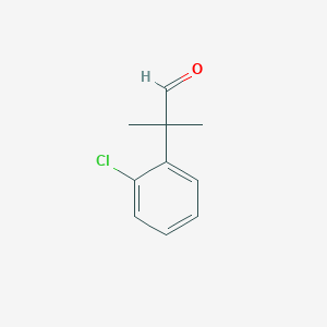 Benzeneacetaldehyde, 2-chloro-alpha,alpha-dimethyl- Benzeneacetaldehyde, 2-chloro-alpha,alpha-dimethyl-